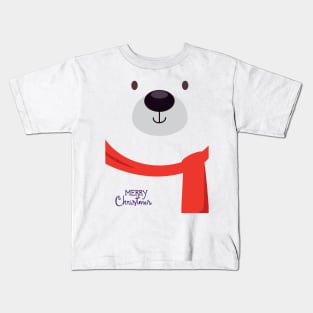 Polar bear Christmas Kids T-Shirt